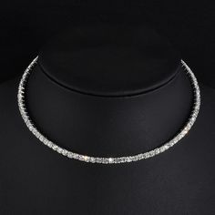 Rhinestone Choker Necklaces   Metals Type: Zinc alloy  Necklace Type: Chokers Necklaces  Material: Metal  Gender: Women  Shapepattern: Round  Pendant Size: None  Fine or Fashion: Fashion  Chain Type: Link Chain  Item Type: Necklaces  Compatibility: All Compatible  Material: Rhinestone  Color: As picture Jewelry Girl, Silver Choker Necklace, Rhinestone Choker Necklace, Crystal Choker Necklace, Pearls Necklace, Rhinestone Choker, Silver Choker, Crystal Choker, Chain Choker Necklace