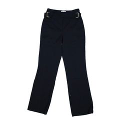 Tanya Taylor Ezra Pants Black Straight Leg Dress Pant Womens Us 00 $445 Msrp Women's Us Size 00 Product Details: Straight Leg Criss-Cross Waistband With D-Rings At Sides Unlined Back Pockets Hidden Zippers At Leg Hem Inseams Hidden Zipper At Side Fit Details: True To Size Materials Care: 68% Recycled Polyester, 29% Ecovero Viscose, 3% Elastane Dry Clean Only Why Shop With Us?Customer Service Is Our #1 Priority Excellent Pricing Excellent Feedback Quality Assurance Fast Shipping Feedbackif You Ar Belted Fitted Wide Leg Pants For Work, Fitted Belted Wide Leg Pants For Work, Chic Dress Pants With Belt Loops For Office Wear, Fitted Wide-leg Belted Pants, Belted Fitted Wide-leg Pants, Fitted Belted Wide-leg Pants, Fitted Belted Bottoms For Evening, Elegant Belted Dress Pants For Work, Evening Fitted Belted Bottoms