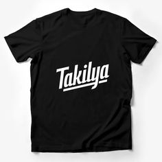 Takilya Bold White Text on Black T-Shirt, Unisex Graphic Tee, Street Style Fashion, Modern Typography Male T-Shirt Custom graphic T-Shirt.Customize your color Graphic Tee Street Style, Street Style Fashion, Modern Typography, Male T Shirt, Black T Shirt, Black Tshirt, Custom Shirts, Style Fashion, Graphic Tee