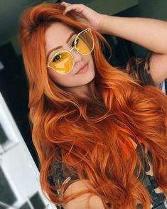 Hair Color Orange, Bright Red Hair, Copper Hair Color, Trendy Hair Color, Hair Dye Colors