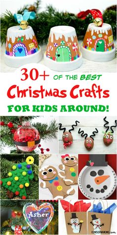 the best christmas crafts for kids around 30 + of the best christmas crafts for kids around