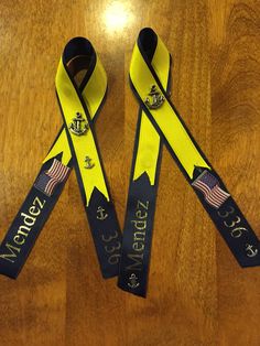 PIR ribbons Hooyah Navy, Navy Deployment, Navy Door, Navy Boot Camp Graduation, Promotion Ceremony, Graduation Ribbon, Navy Graduation, Proud Navy Mom, Military Crafts