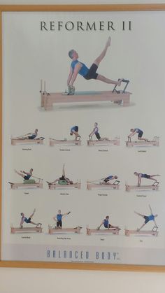 an exercise poster showing the different exercises