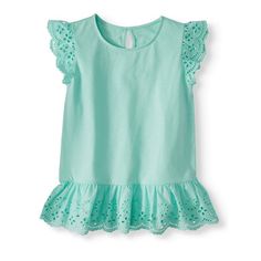 Wonder Nation Short Sleeve Eyelet Top Teal Size: Xl (14-16) Brand New With Tags Summer Crew Neck Top For Playwear, Summer Playwear Tops Short Sleeve, Summer Playwear Tops With Short Sleeves, Summer Playwear Cotton Tops, Summer Cotton Tops For Playwear, Cotton Tops For Summer Playwear, Spring Short Sleeve Tops For Playwear, Cute Spring Playwear Tops, Cute Spring Tops For Playwear