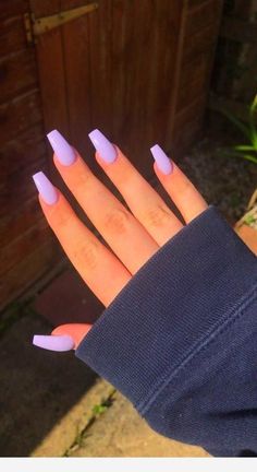 Purple Acrylic Nails, Purple Nail Designs, Short Coffin Nails, Stylish Nails Designs, Nail Design Inspiration, Purple Nail