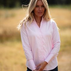 Our beautifully tailored designed Chelsea Shirt is made from the most finest 100% Pima Cotton in the world.  The Chelsea Shirt features double cuffs, with a super soft silky feel texture, super versatile and a fab staple piece for your wardrobe! Wear casually or more formally, dress up or down… great for smart casual. Perfect paired with your go-to jeans or evening trousers! Hand wash separately in cold water. Pink Relaxed Fit Elegant Top, Elegant Pink Relaxed Fit Top, Elegant Relaxed Fit Pink Top, Chelsea Shirt, Evening Trousers, Animal Print Party, September Birthstone Jewelry, Shirt Blouses Women's, Velvet Collection