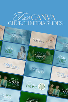 Preview of Free Canva Church Media Slides Template Canva Church Templates, Church Slides Graphics, Church Announcements Slides, Church Template, Church Announcements, Media Ministry, Free Sermons, Church Newsletter, Church Marketing