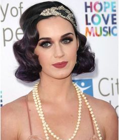 Roaring 20s Hairstyles For Long Hair, 20s Hairstyles For Long Hair, Roaring 20s Hairstyles, Gatsby Hairstyles, 1920s Long Hair, Great Gatsby Hairstyles, Katy Perry Hair