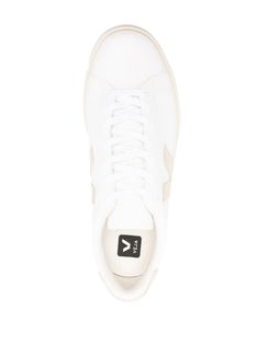 Step into luxury with these VEJA CAMPO low-top lace-up sneakers. Crafted from pristine white calf leather, these sneakers feature an embossed logo on the side and a contrasting branded heel counter for a touch of designer flair. The front lace-up fastening and round toe offer a classic look, while the flat rubber sole ensures all-day comfort. Whether you're running errands or meeting up with friends, these sneakers are the perfect blend of style and practicality. Color: White, almond beige Mater Versace Bags, Birkin 25, Balenciaga Designer, Sneaker Brands, Supply Chain, Lv Bag, Casual Backpack, Embossed Logo, Fendi Bags