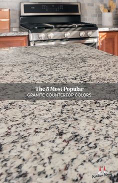 the 5 most popular granite countertop colors