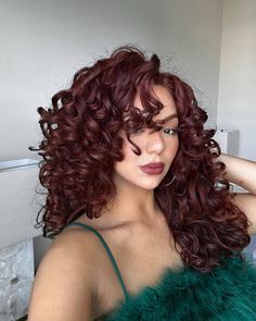 "Embrace your curls like you embrace life's twists and turns – with confidence and grace." 📸 : jesseniaspallet  #curl #hair #curlyhair #hairideas #bouncy #bouncyhair #hairstyle #curlyhairstyle #redhair #hairday #hairproduct #amazingcurls Cherry Coke Hair Curly, Hair Colour Curly Hair, Red Curly Hair Highlights, Dark Cherry Red Hair Curly, Red Hair Color Curly, Cherry Curly Hair, Curly Hair Color Ideas Red, Red Curly Hair Dyed, Dark Red Hair Curly