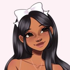 Black Preppy Pfp, Cute Youtube Profile Pictures, Cute Profile Pics For Tiktok, Profile Picture Black Woman, Cute Pfp Cartoon, Black Profile Picture Aesthetic, Ideas For Profile Pictures, Hydenne Pfp