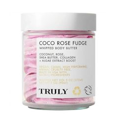 New! Truly Coco Rose Fudge Whipped Body Butter The Coco Rose Fudge Jumbo Body Butter Will Revitalize And Moisturize The Skin, Giving It That Refreshed Look.It's More Than A Body Butter. The Coco Rose Butter Does Four Things, Fast: It Immediately Perfects And Enhances The Look Of Skin, It Smoothes The Skin's Surface, It Gives You Healthy More Vibrant Looking Skin, And Helps To Strengthen Skin Cells And Regenerate Skin Tissues. Truly Skincare, Shave Butter, Honeysuckle Flower, Collagen Booster, Skin Tissue, How To Get Rid Of Acne, Whipped Body Butter, Organic Shea Butter, Healthy Glow