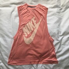 Worn Once - Brand New Condition Nike Tops For Spring Workout, Nike Casual Pink Tank Top, Casual Nike Pink Tank Top, Casual Pink Nike Tank Top, Nike Casual Tank Top For Summer, Nike Tank Top, Tops Nike, Nike Tank, Nike Tank Tops