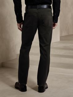 We updated our best-selling Traveler pant, keeping the same high-stretch comfort, but adding a more pronounced twill texture to the fabric.  Slim fit: Mid-rise.  Slim leg.  14" leg opening.  Organic: Made with certified, organically grown cotton that's easier on the earth.  Fabric from Italy's Olimpias mill.  Zip fly with button closure.  Belt loops.  Five-pocket styling.  Slim fit: Mid-rise.  Slim leg.  Leg opening: 14" Inseams: Short 30", Regular 32", Long 34" Model: Size 32x32, 6'2" (188cm). Earth Fabric, Travel Pants, Dark Olive Green, Blue Khakis, Slim Leg, Slim Legs, Charcoal Gray, The Earth, Charcoal Grey