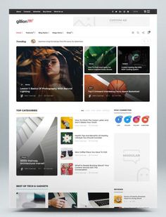 the wordpress theme is clean and modern