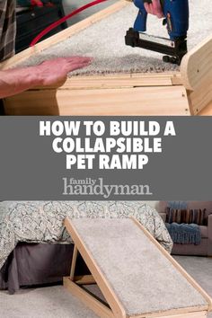 how to build a collapsible pet ramp