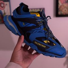 No Box Balenciaga Shoes, Mens Shoes Sneakers, Black Blue, Limited Time, Balenciaga, Men's Shoes, Shoes Sneakers, Size 10, Sneakers