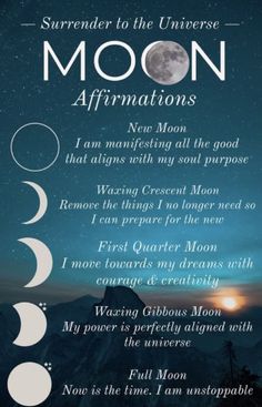 the moon affirmitions