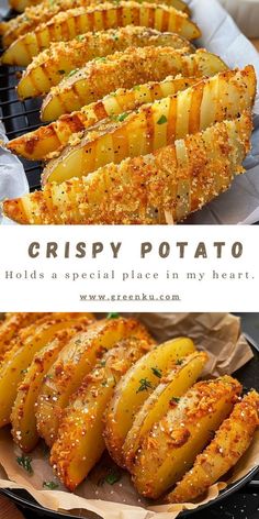 crispy potato is the perfect side dish for any meal, and it's easy to make