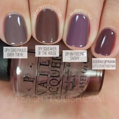 Opi Squeaker Of The House, January Nail Colors 2023, Nagellack Trends, Nail Polish Swatches, Opi Nail Polish, Colorful Nail Designs, Fall Nail Colors, Opi Nails, Nails And Makeup