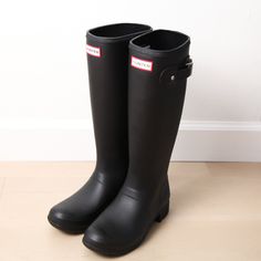 Hunter Original Tall Rain Boots Black Nwot - Never Worn Size 7 Tall Rain Boots, Black Rain Boots, Hunter Shoes, Women Hunters, Winter Rain, Boots Black, Rain Boots, Black Boots, Size 7