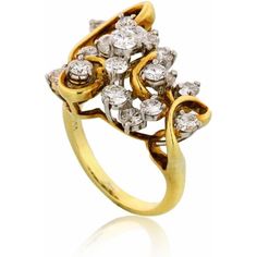 Kurt Wayne - Platinum & 18K Yellow Gold Love Ring Gold Love Ring, Yellow Rings, Yellow Jewelry, Diamond Birthstone, Gold Beauty, Platinum Ring, Diamond Design, Love Ring, Types Of Rings