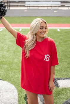 Get ready for gameday with this new FSB exclusive- the NE State Of Mind SS Tee! This red comfort colors tee is available in size small-2xl! cotton machine wash cold hang to dry University Red Short Sleeve T-shirt For Game Day, Red T-shirt For Football Season Fan Merchandise, Red T-shirt For Football Season, Red Crew Neck T-shirt For Game Day, Collegiate Red T-shirt For Football Season, Casual Red Tops For Game Day, Red Tops With Team Name For Baseball Season, Red Tops With Team Logo For Baseball Season, Red Tops With Team Logo For Football Season