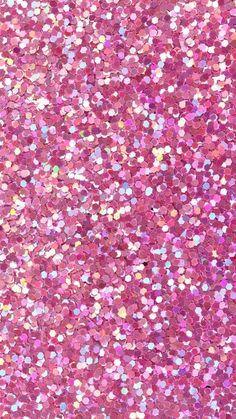 pink glitter background with lots of small hearts