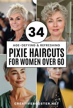 Click for More ➡️ | Save for Later ❤️ Discover the best pixie haircuts for women over 60 that will transform your look and make you feel fabulous! From classic cuts to trendy styles, our ultimate guide covers everything you need to know about 2024's hottest pixie trends.   Perfect for fine hair, thick hair, curly locks, and more – there's a chic pixie cut for every woman. Embrace your natural beauty and find the perfect low-maintenance, youthful style. Click through to get inspired and find your next favorite haircut! Over 65 Short Hairstyles, Pixie For Thinning Hair Over 50, Pixie Haircut For Thinning Hair Over 50, Pixie Over 60 Older Women, Pixie Hairstyles For Older Women Over 60, Pixie Haircuts For Women Over 60, Pixie Haircut For Older Women Over 60, Undercut Pixie Haircut For Older Women, Pixie Cut For Thinning Hair