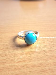 BhawaniJewelsAndGems Round Turquoise Ring, Turquoise Ring, Sterling Silver Ring for Women, Statement Ring with Stone, Gemstone Boho Ring, Bohemian Jewelry Ring Style - > Minimalist/statement/Dainty/Boho/Stackable Rings Metal -> 925 Sterling Silver Ring Size - > All Sizes Are Available As a metal, silver has significant health benefits that have been used across cultures for centuries. Silver has a proven track record as a powerful antimicrobial agent fighting infections and aiding in cold and flu prevention, wound healing, and more. Silver also helps with internal heat regulation and circulation. ✈ Free Shipping (UPS, DHL, USPS, India Post, DPD, Express, Fedex ) 🎁 Free Gift Box ↻ 30 Days Return ➢Doesn't fit then you can return it so we will refund you full amount or replacement ➢Free resi Ring With Stone, Rings Metal, Silver Ring For Women, Ring Turquoise, Turquoise Rings, Boho Ring, Sterling Silver Bangles, Ring Style, Style Minimalist