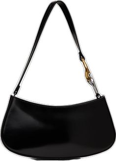 Elegant Black Staud Bags, Modern Black Shoulder Bag With Horsebit Detail, Black Staud Leather Shoulder Bag, Staud Black Formal Bags, Staud Formal Rectangular Shoulder Bag, Formal Rectangular Staud Shoulder Bag, Staud Rectangular Formal Shoulder Bag, Staud Black Shoulder Bag, Staud Formal Shoulder Bag With Detachable Handle