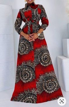 This A-shape dress with two sides pocket is made with best quality Ankara fabric. It is perfect for your ceremonial outings. Can be made to fit buyer's exact measurements. For more details, please feel free to start a conversation with me. Elegant Casual Dress, African Prom Dresses, Ankara Gown, Latest Ankara, African Maxi Dresses, Gown Styles, Dress African, Ankara Print, African Ankara