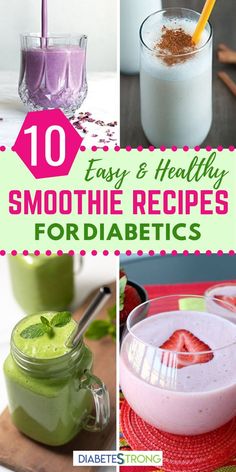 the top ten healthy smoothie recipes for diabetics