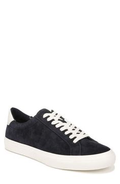 Refine your casual looks with this low-profile sneaker featuring a smooth suede upper and grippy gum sole. Leather upper and lining/rubber sole Imported New Years Eve Outfits, Flip Flop Slippers, Sneaker Men, Jean Shirt Dress, Sports Blazer, Cold Weather Accessories, Suit Shop, Heeled Loafers, Sunglasses Shop