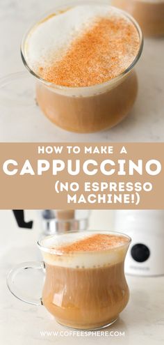 how to make a cappuccino no espresso machine