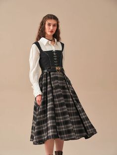 Indulge in the allure of this wool skirt, a perfect blend of elegance, comfort and a touch of nostalgia.Crafted from luxurious wool, it embraces you like a cozy embrace, providing warmth and comfort throughout the season. Its timeless check pattern and flowy silhouette perfectly accentuate your feminine curves, creatin Tartan Skirt, Clothes Aesthetic, Wool Skirt, Wool Skirts, Ravenclaw, Check Pattern, Vintage Skirt, Midnight Blue, Aesthetic Clothes