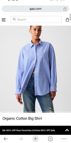 Oversized Cotton Shirt For Daywear, Casual Gap Shirt For Daywear, Casual Daywear Shirt By Gap, Oversized Long Sleeve Gap Tops, Oversized Cotton Shirt With Spread Collar, Gap Long Sleeve Shirt For Everyday, Gap Oversized Long Sleeve Tops, Oversized Button-up Shirt For Daywear, Classic Oversized Cotton Shirt