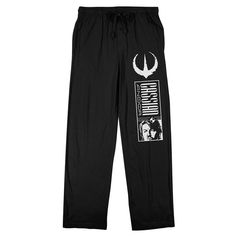 The force is strong with these men's Star Wars pajama pants. The force is strong with these men's Star Wars pajama pants. Drawstring elastic waistband Fly front 2-pocketFIT & SIZING Approximate 32-in. inseam Relaxed fitFABRIC & CARE Cotton Machine wash Imported Color: Black. Gender: male. Age Group: adult. Star Wars Andor, Star Wars Series, Star Wars Pajamas, Adult Pajamas, The Force Is Strong, Sleep Pants, New Star Wars, Pants Large, Pajama Bottoms