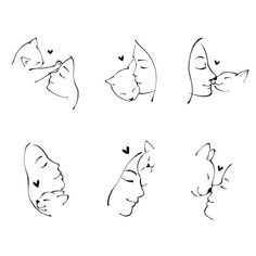 six different types of nose shapes