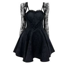 Vendor: Egirldoll Type: Price: 69.99 Gothic Heart-shaped Lace Slip Dress and Shawl Set EE0988 Material: made of polyester and lace Size: S M L XL XXL Gothic Harajuku Fashion, Dress And Shawl, Gothic Heart, Egirl Aesthetic, Egirl Fashion, Anime Lingerie, Egirl Clothes, Grunge Clothing, Egirl Outfits