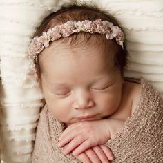 Silver Rhinestone Headband, Light Pink Bow, Newborn Girls, Swaddle Wrap, Rhinestone Headband, The Drop, Lace Bows, Matching Headband, Lace Romper