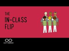 the in - class flip poster with people standing together