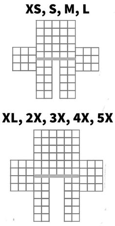 the crossword puzzle is shown in three different sizes and colors, with numbers on each side