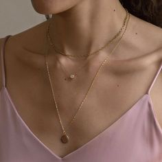 Layer Necklaces, Minimal Gold, Silver Necklace Set, Layered Chain, Layered Chokers, Layered Necklace Set, Necklace Sets, Choker Necklace Set, Solitaire Necklaces