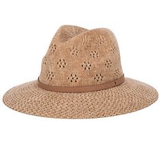 Add vintage style to your look by donning this dapper fedora updated with a pretty floral print for boho-chic flair. From San Diego Hat Co. Country Style Fedora For Spring Travel, Country Style Travel Hat For Spring, Fitted Panama Fedora Hat For Spring, Fitted Fedora Panama Hat For Spring, Western Style Travel Hat For Spring, Chic Flat Brim Fedora For Spring, Chic Wide Brim Fedora For Spring, Casual Fitted Woven Hat, Adjustable Panama Hat Country Style For Spring