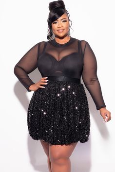 Plus Size Bodysuit, Rodeo Dress, Chic Resort Wear, Business Casual Winter, Plus Size Sequin, Casual Couture, Pink Spring, Spring Looks, Black Mesh