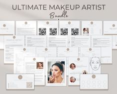 the ultimate makeup artist bundle includes all kinds of products, including brochures and flyers