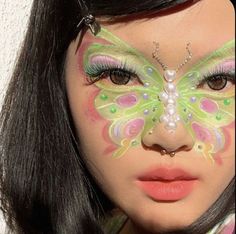 Butterfly Makeup, Ethereal Makeup, Unique Makeup