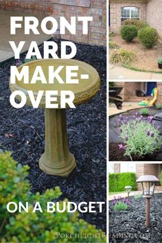 the front yard makeover on a budget is easy and fun to do it yourself